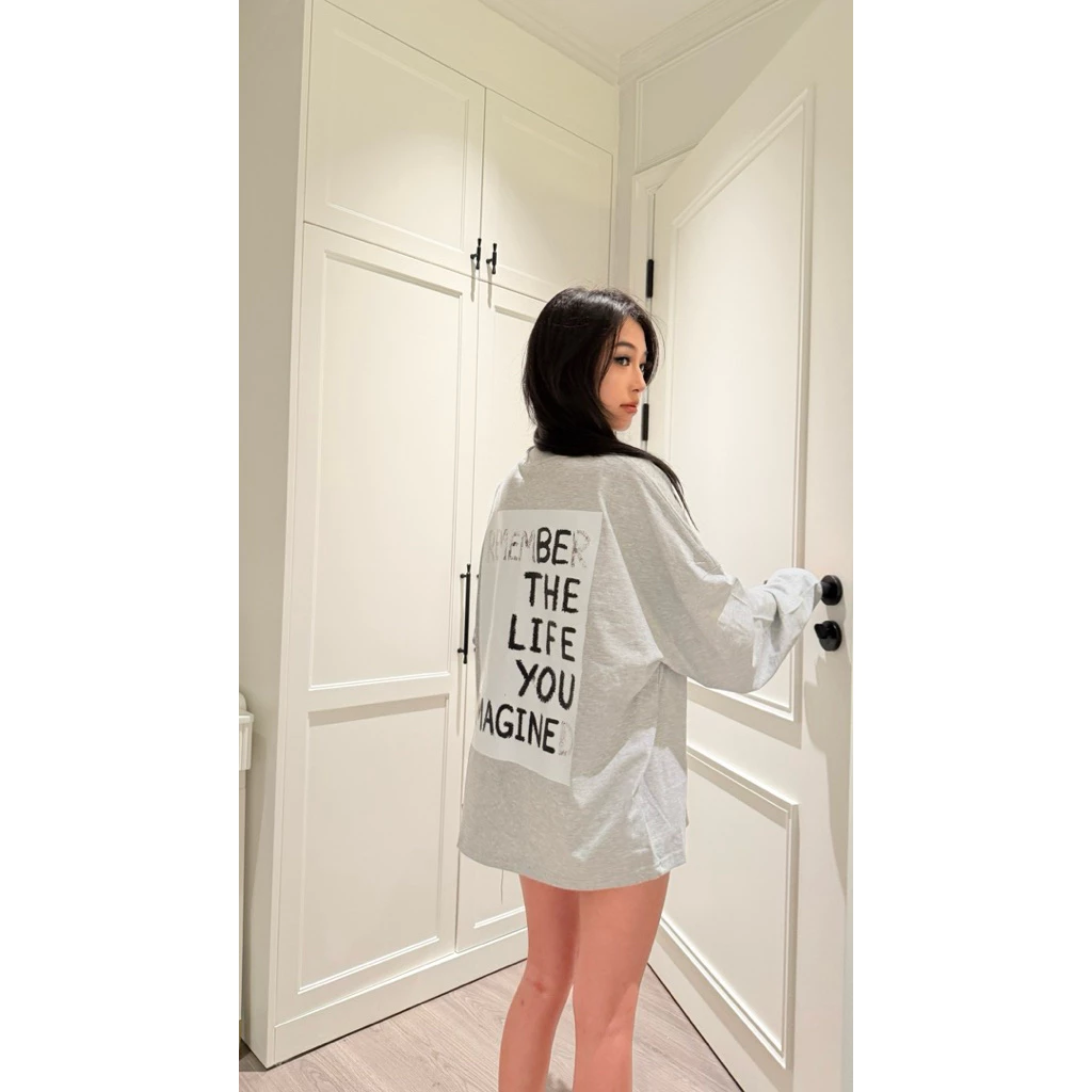 Áo Thun Tay Dài TRAFFY "RE:MEMBER Me" Stargirl/ Starboy Form OVAL Cotton 2 Chiều Unisex