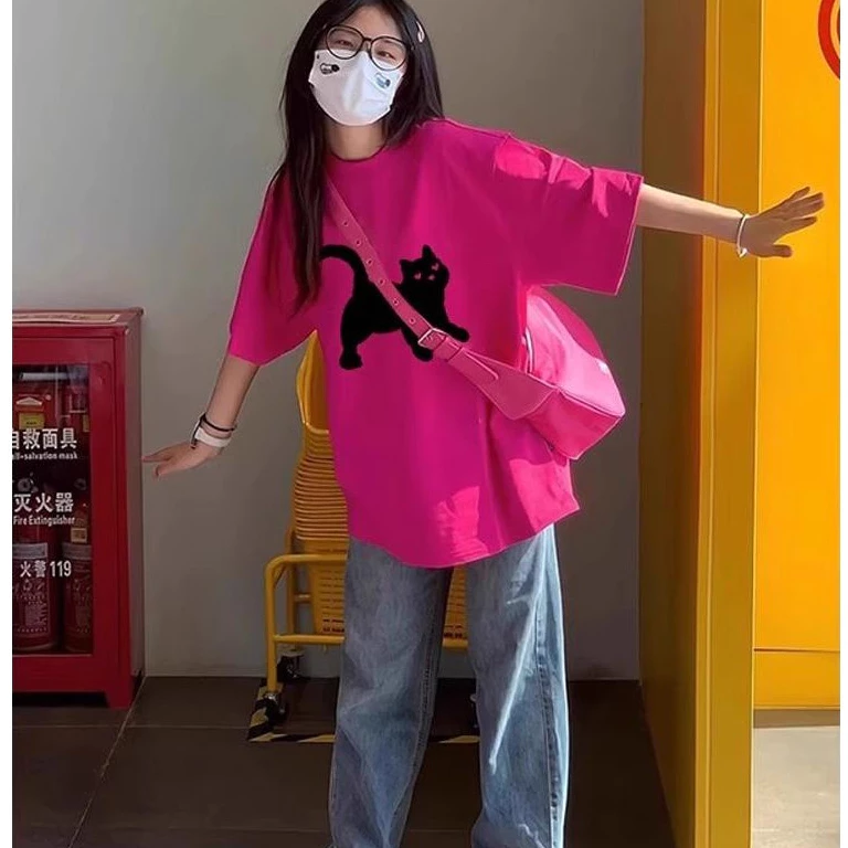 GENZ STUDIO Áo thun nam nữ, tay lỡ form rộng in hình đa dạng, áo thun unisex, thời trang hot mùa hè 1.9