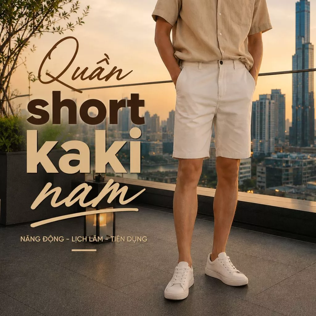 Quần short kaki nam ZGO vải cotton dày mềm quần kaki nam ngắn trên đầu gối QKAKI12
