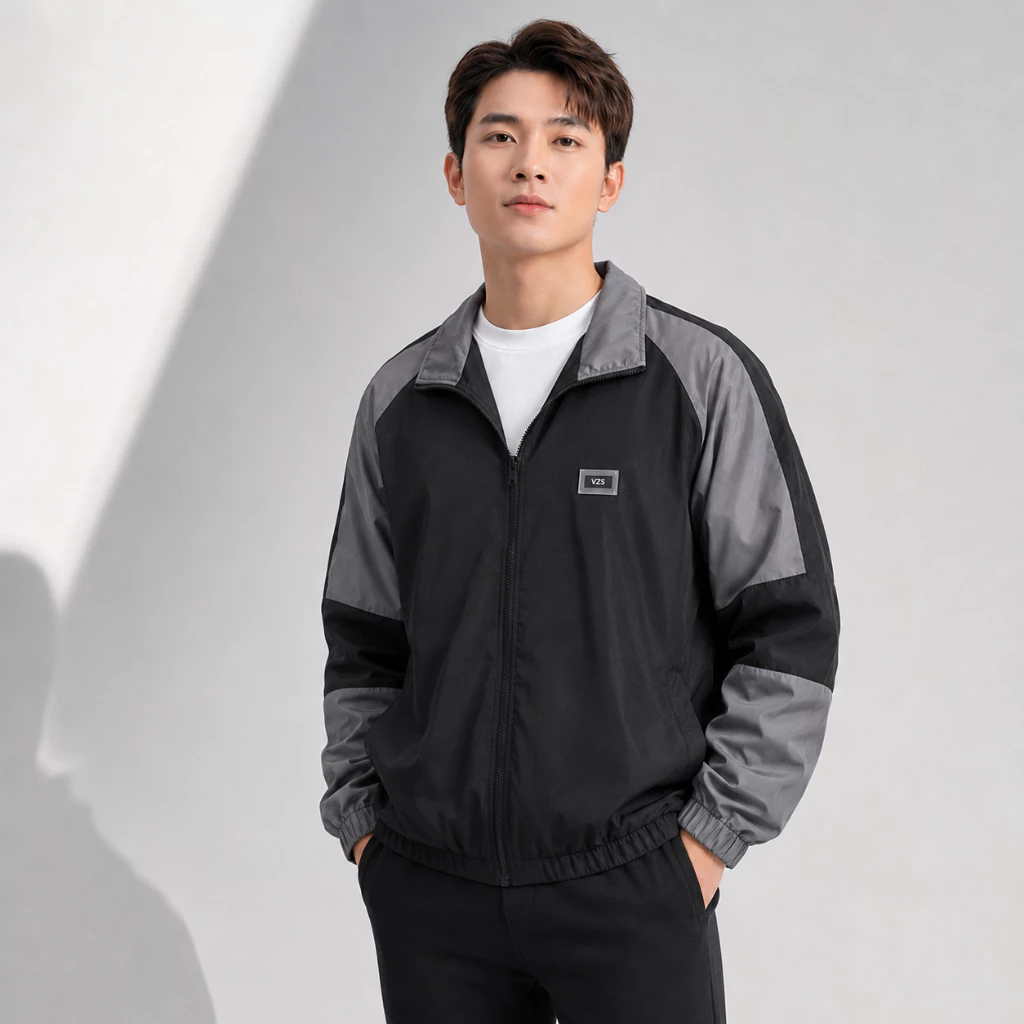 Áo Khoác Gió Unisex 2 Lớp Bo Chun Dây Rút Vải Dù Chống Nắng Cản Gió Nam Nữ - FAGU