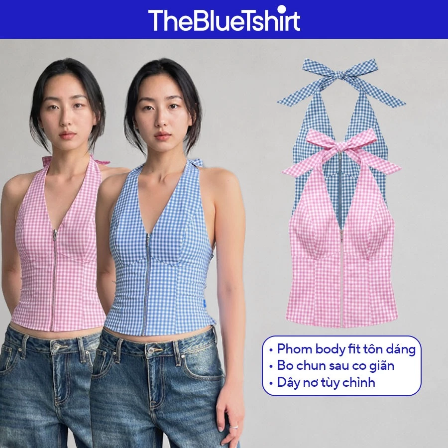 TheBlueTshirt - Áo kiểu phom dáng body fit cho nữ - Modern Corset Top - Women