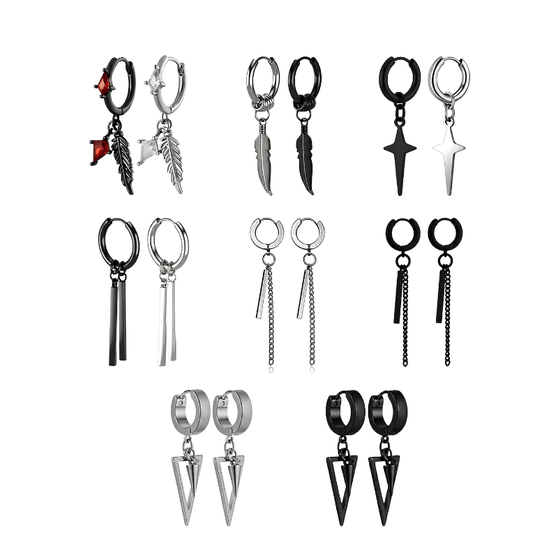 Khuyên Tai Titan Xỏ Lỗ - Phụ Kiện Basic Hot Trend - Bông Tai Nam Nữ Cá Tính Gavi Accessories (1 Chiếc)