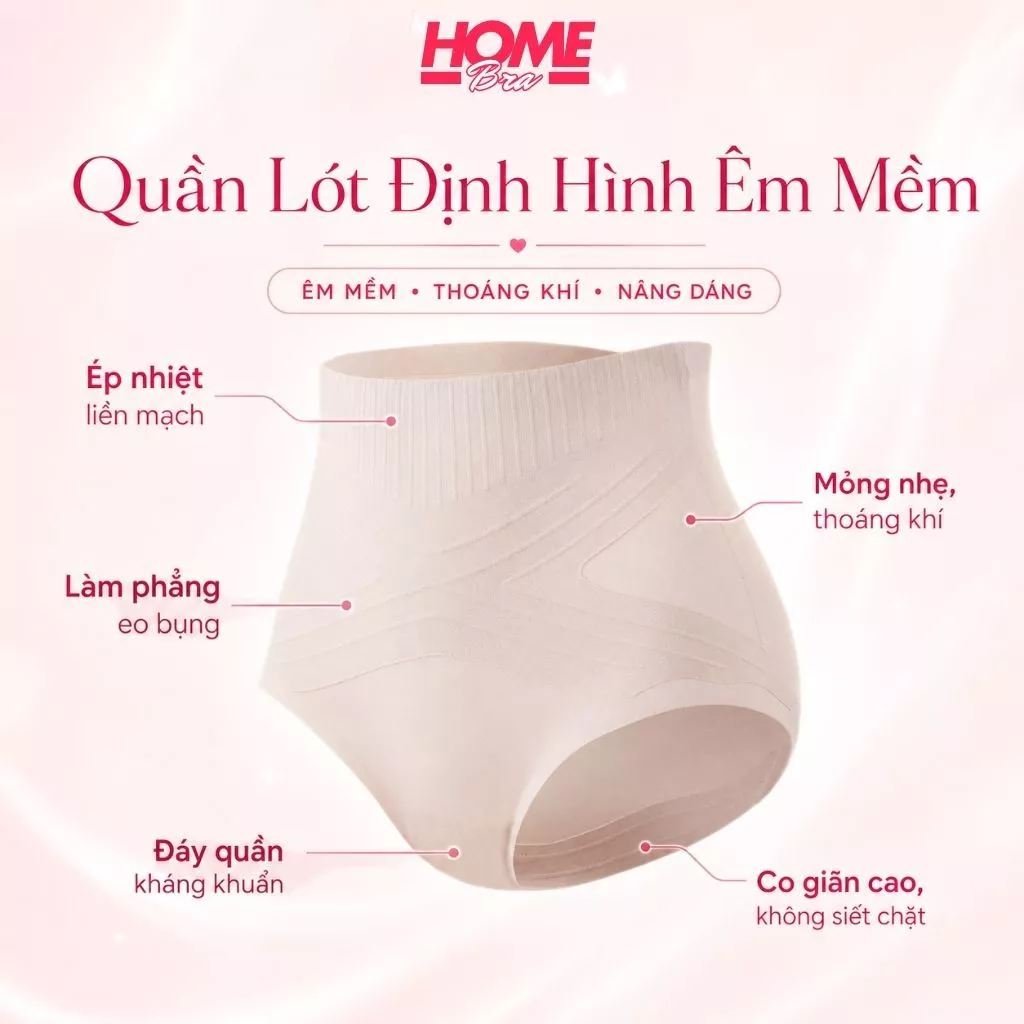 Quần lót nữ cạp cao su đúc cao cấp mềm mịn thon gọn bụng dưới nâng mông tự nhiên gợi cảm sexy N699