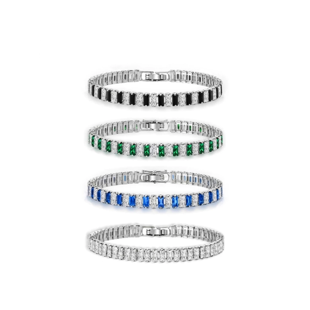 Vòng Tay Tennis Đính Đá Zircon Nam Nữ - Lắc Tay Titan Không Gỉ - Phụ Kiện Cao Cấp Gavi Accessories