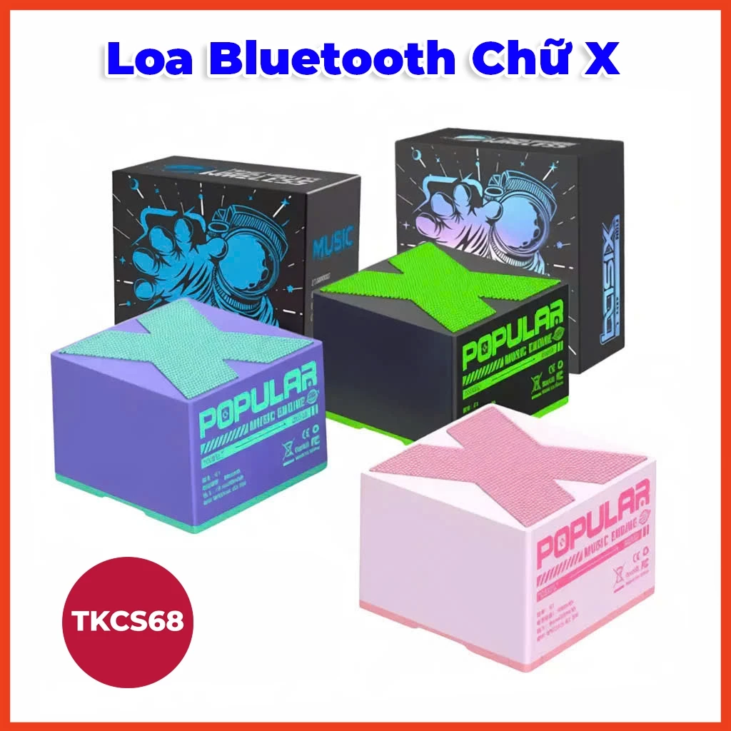Loa Bluetooth Mini Chữ X 360 ° Âm Trầm Tuyệt Vời  Âm Thanh Nổi, Loa Bluetooth Không Dây Hỗ Trợ Nhạc Và Cuộc Gọi