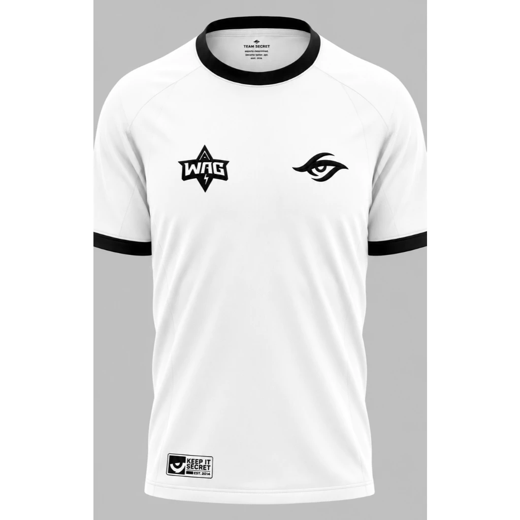 🔥Áo WAG hot🔥Áo Thi Đấu Đội Tuyển Secret WAG Tại Esport World Cup Bản Giới Hạn, Logo In Dập Nổi Cao Cấp