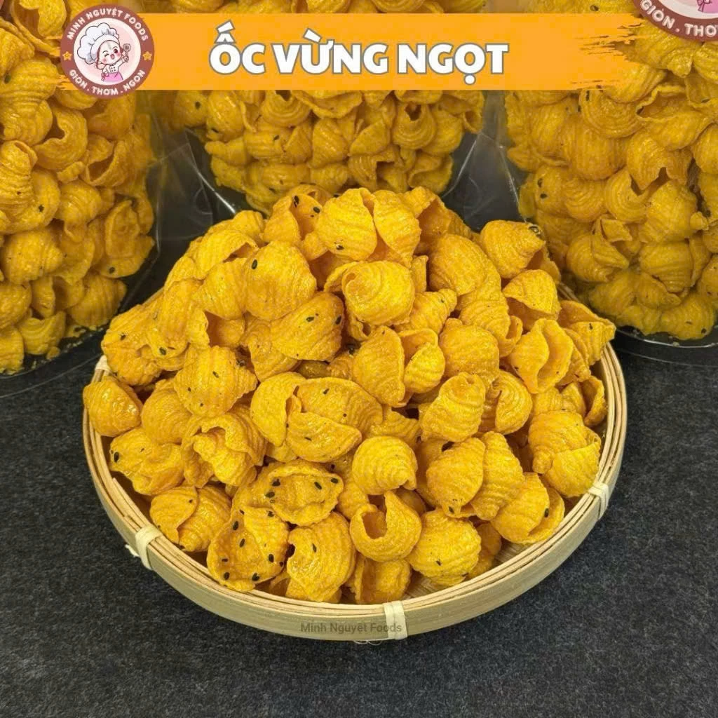500g Snack Sò Vừng - Snack Hình Con Sò Thơm Ngon Khó Cưỡng