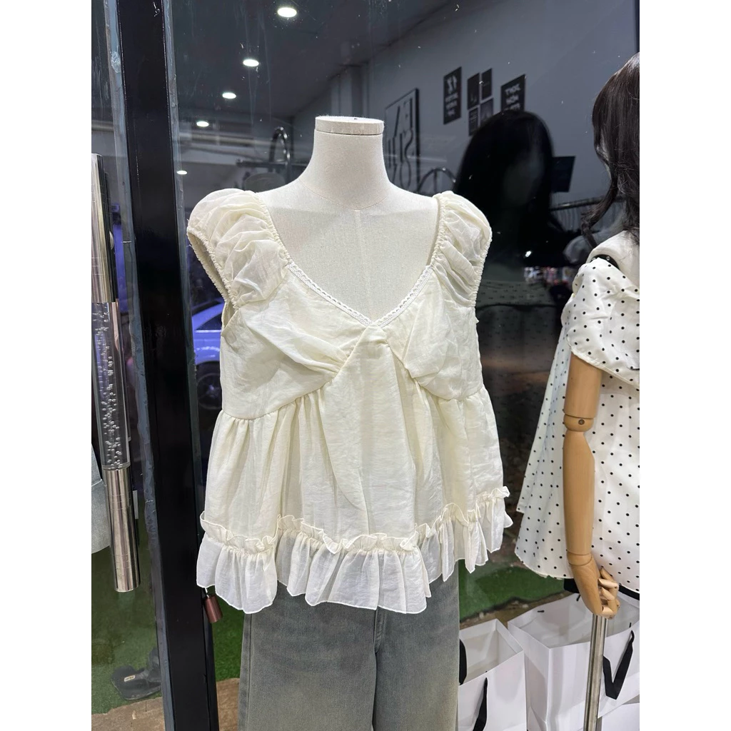 Áo Babydoll Tiểu Thư Chất Tơ QC (Ảnh Thật)