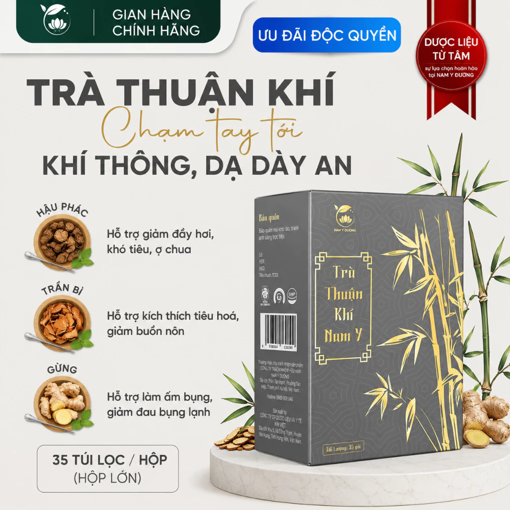 [DEAL COMBO] Trà Thuận Khí Nam Y Đường - Thảo Mộc Tự Nhiên, Hương Vị Nhẹ Nhàng