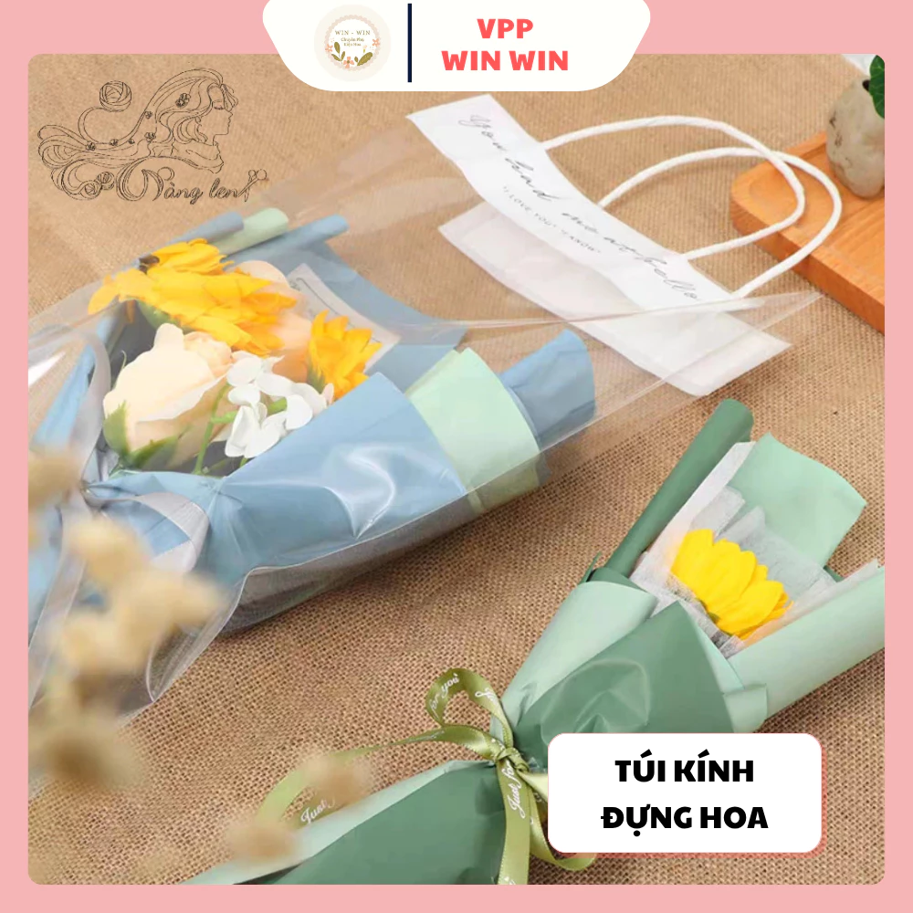 [COMBO 10] Túi kính đựng hoa,  𝗧𝘂́𝗶 𝗞𝗶́𝗻𝗵 𝗬𝗼𝘂 𝗛𝗮𝗱 𝗠𝗲 𝗔𝘁 𝗛𝗲𝗹𝗹𝗼  đủ size