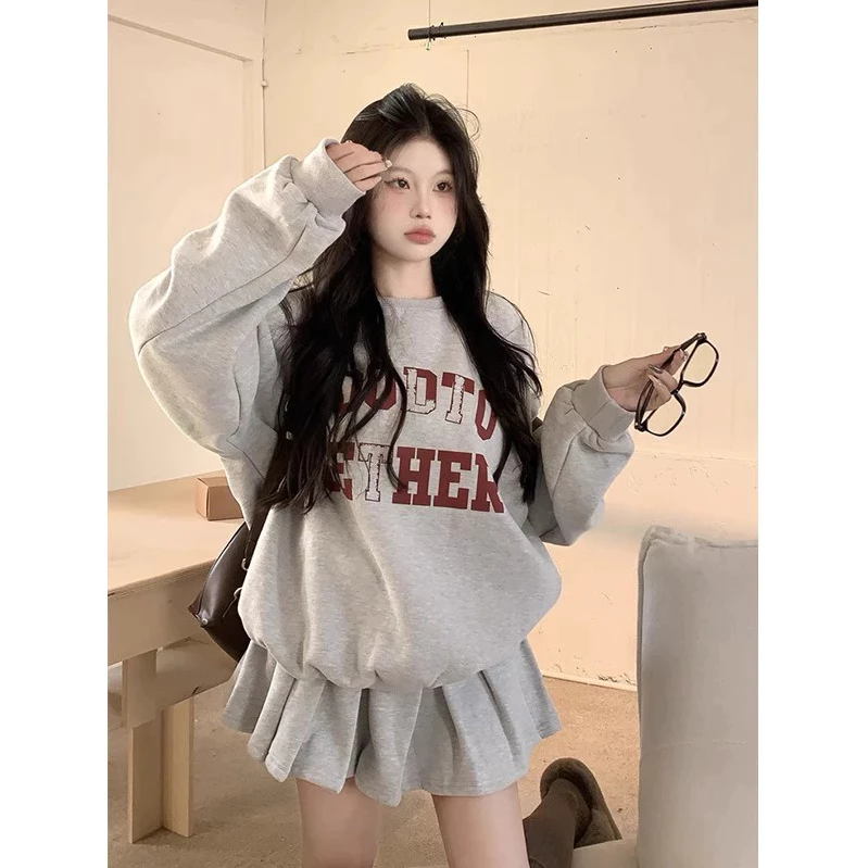 Áo Sweater Nỉ Oversize Nữ Form Rộng In Chữ GETHER  Phong Cách Hàn Quốc Ulzzang Unisex Tay Dài Dễ Phối Đồ Cao Cấp