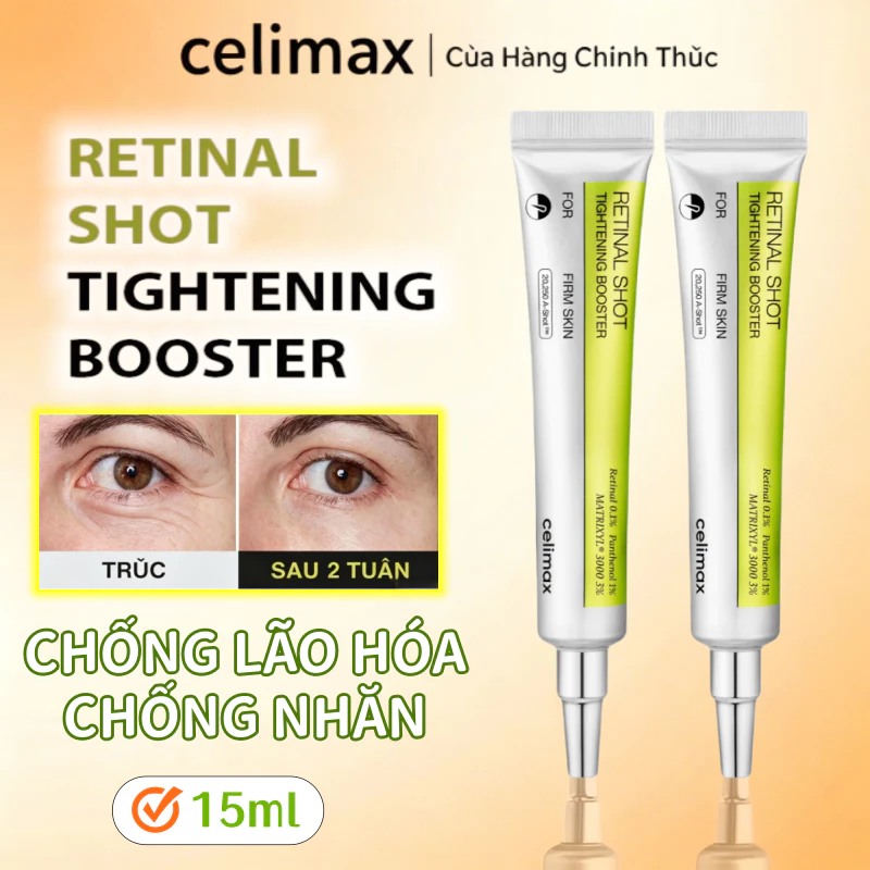 Tăng cường làm săn chắc võng mạc Celimax 15ml | chống lão hóa | chống nhăn |Làm săn chắc da | Làm mịn nếp nhăn