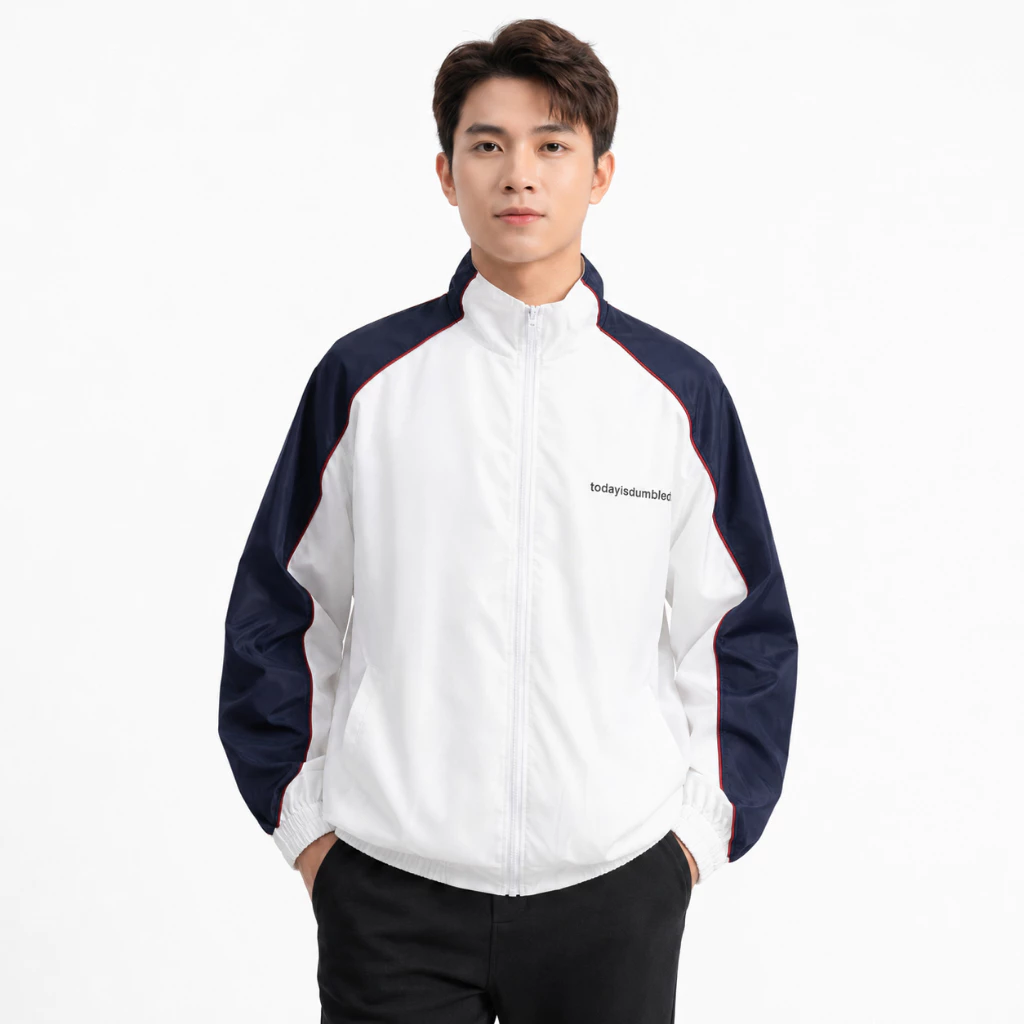 Áo Khoác Gió Unisex 2 Lớp FGKG120 Bo Chun Tay Dây Rút Vải Dù Chống Nắng Cản Gió - FAGU