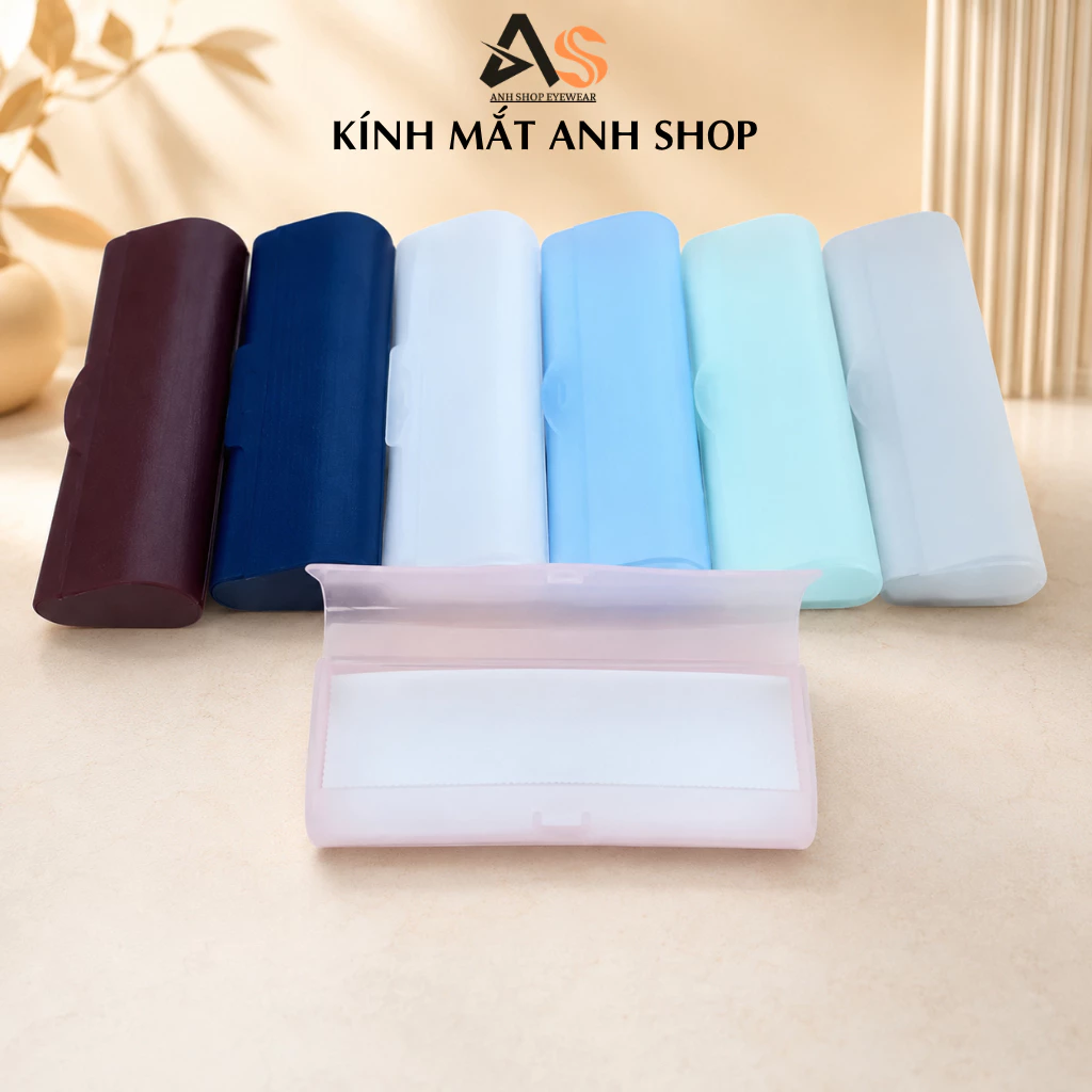 Hộp nhựa đựng kính cận cao cấp chất liệu nhựa trơn bóng đẹp A01