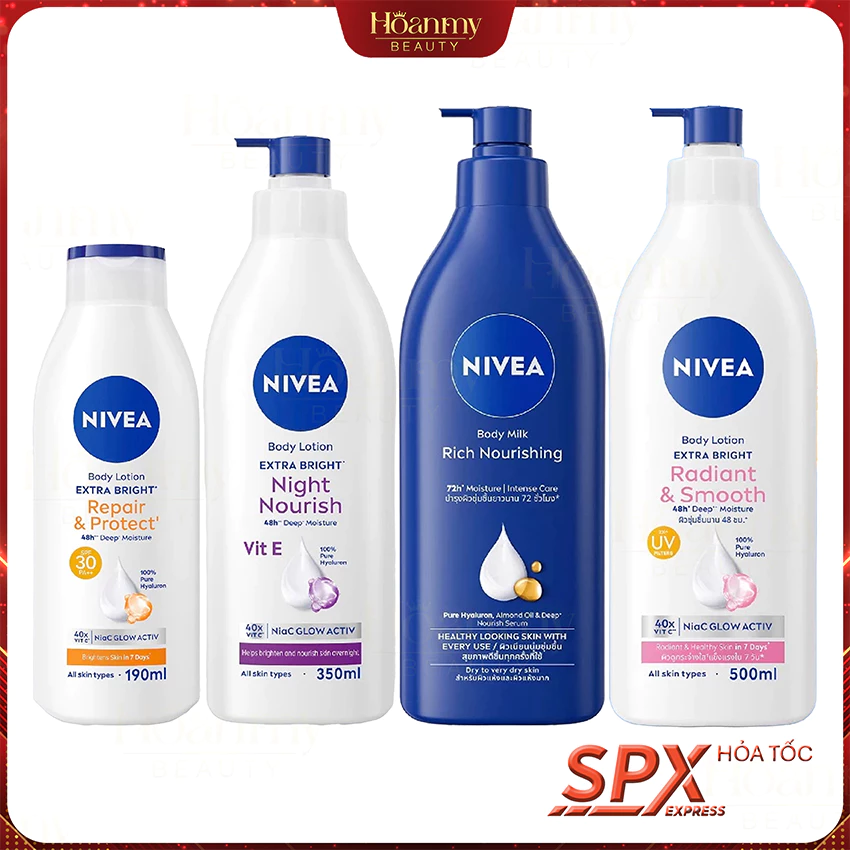 Dưỡng Thể Nivea Night Nourish 350ml