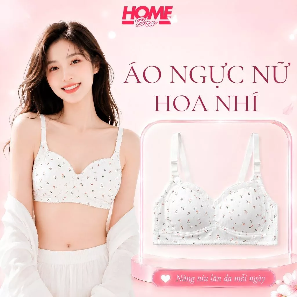 [ XẢ KHO ] Áo ngực nữ mút mỏng chất cotton đũi phối ren xinh xắn - Áo lót nữ không gọng 3 nấc cài tiện lợi A739
