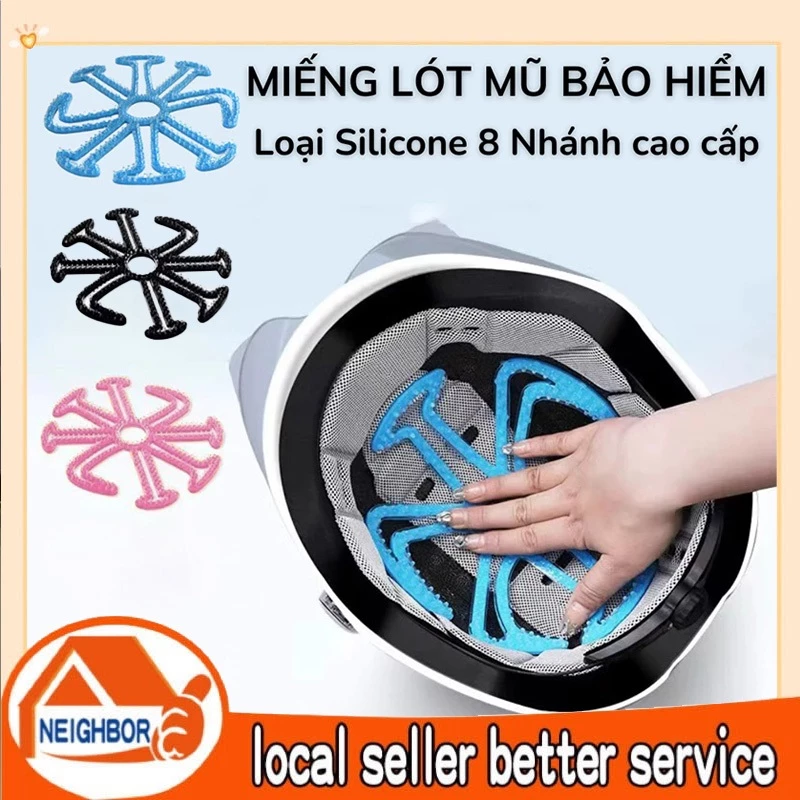 Lớp lót mũ bảo hiểm đa chức năng: ngăn tóc bị bẹp, bảo vệ tóc, thoáng khí và cách nhiệt.