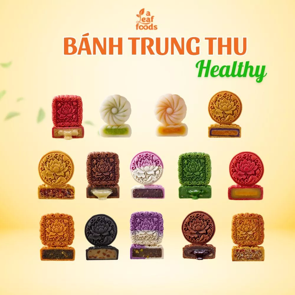Bánh trung thu healthy cao cấp 2026 Baki ít ngọt, không phẩm màu, nhiều vị 150gr [CHƯA KÈM HỘP]