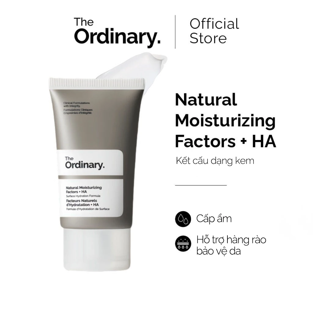 Kem dưỡng ẩm The Ordinary Natural Moisturizing Factors + HA 30ml/100ml