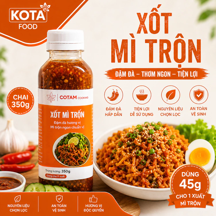 Xốt Mì Trộn KOTA chai 300g -  (1 người chỉ đặt 1 chai)
