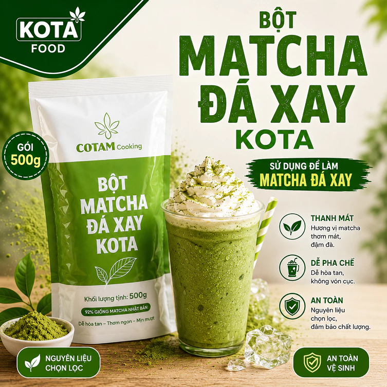 Bột Mix Matcha đá xay túi 500g