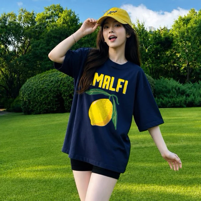 Áo Thun LEMON AMALFI , Dễ Thương Hàng L1 Cao Cấp Vải Đẹp Dày Dặn, Cotton Mềm Mịn Không Xù Lông