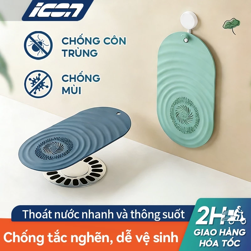 [ICON] Nắp Đậy Cống Silicon – Chống Mùi, Chống Rò Rỉ, Ngăn Côn Trùng | Dùng Cho Nhà Tắm, Nhà Bếp