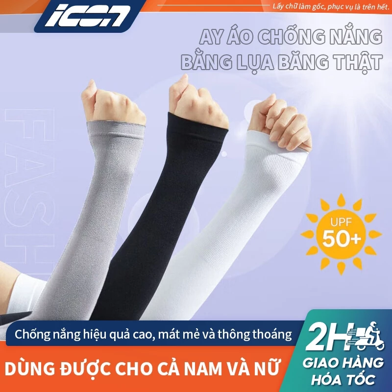 ICON Ống Tay Chống Nắng, Dùng được cho cả nam và nữ. Hè Sự Bảo Vệ Ống Tay Áo Hở NgónChống Nắng