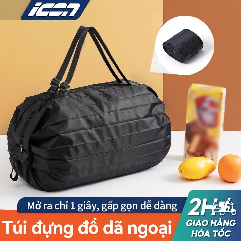 ICON Túi Đa Năng Chống Nước Gấp Gọn - Dùng Cho Mua Sắm, Du Lịch, Đi Biển, Dã Ngoại, Tập Gym & Siêu Thị