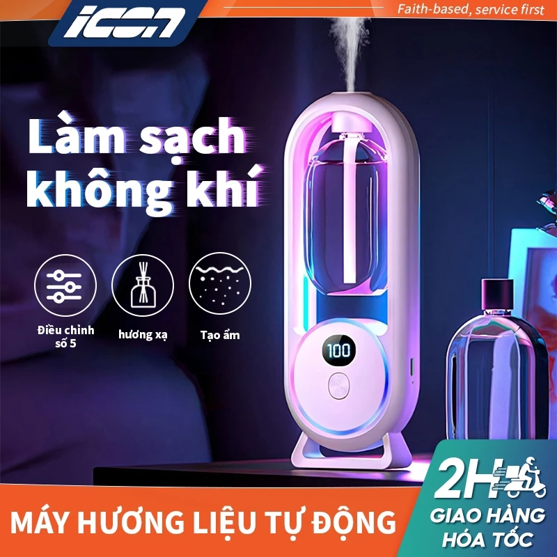 ICON Máy phun sương máy xịt thơm phòng Có thể chọn tinh dầu có nhiều loại mùi thơm khác nhau