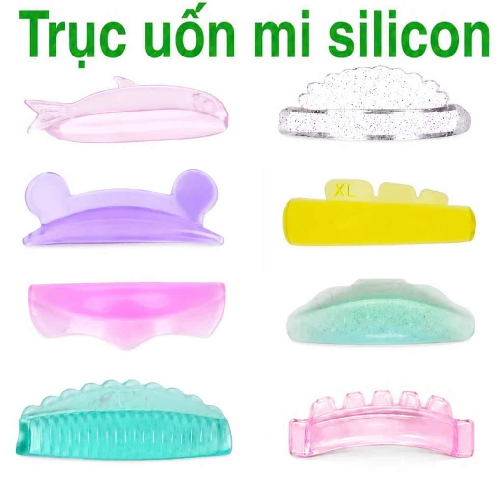 Trục uốn mi silicon pha lê trong suốt siêu mỏng (dụng cụ nối mi)