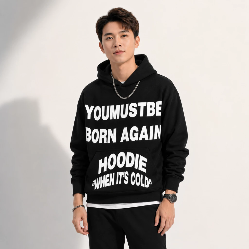 Áo Hoodie Itscold Tay Phồng Nón 2 Lớp Vải Nỉ Bông Dày Dặn Form Rộng Nam Nữ Chống Nắng - FAGU