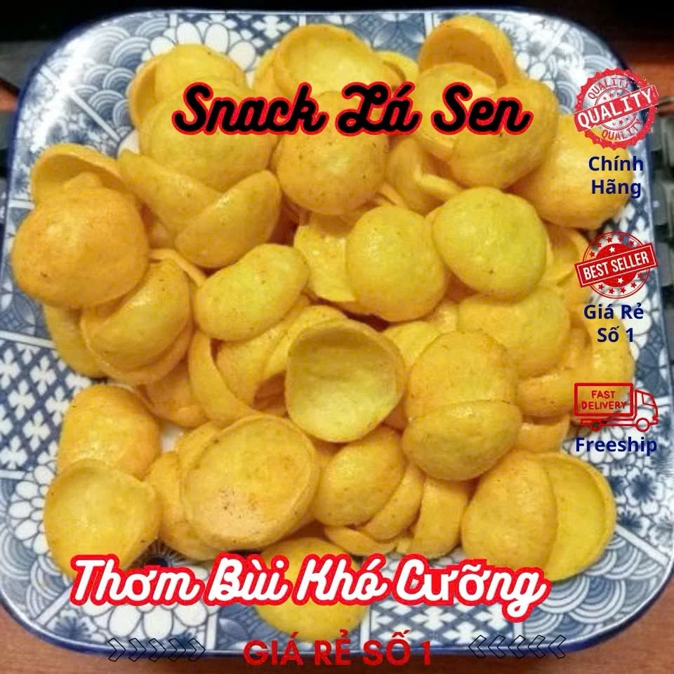 500g Snack (Lá Sen) Khoai Tây Lắc Phô Mai, Bim Bim Phô-Mát