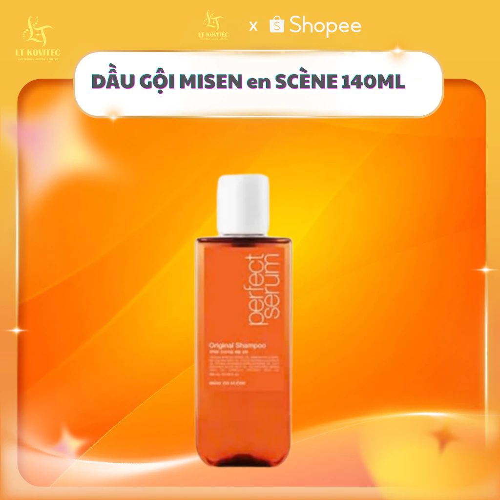 [Gift] Dầu gội mise en scène Perfect Serum Original Shampoo 140ml dưỡng tóc mềm mượt, phục hồi tóc hư tổn