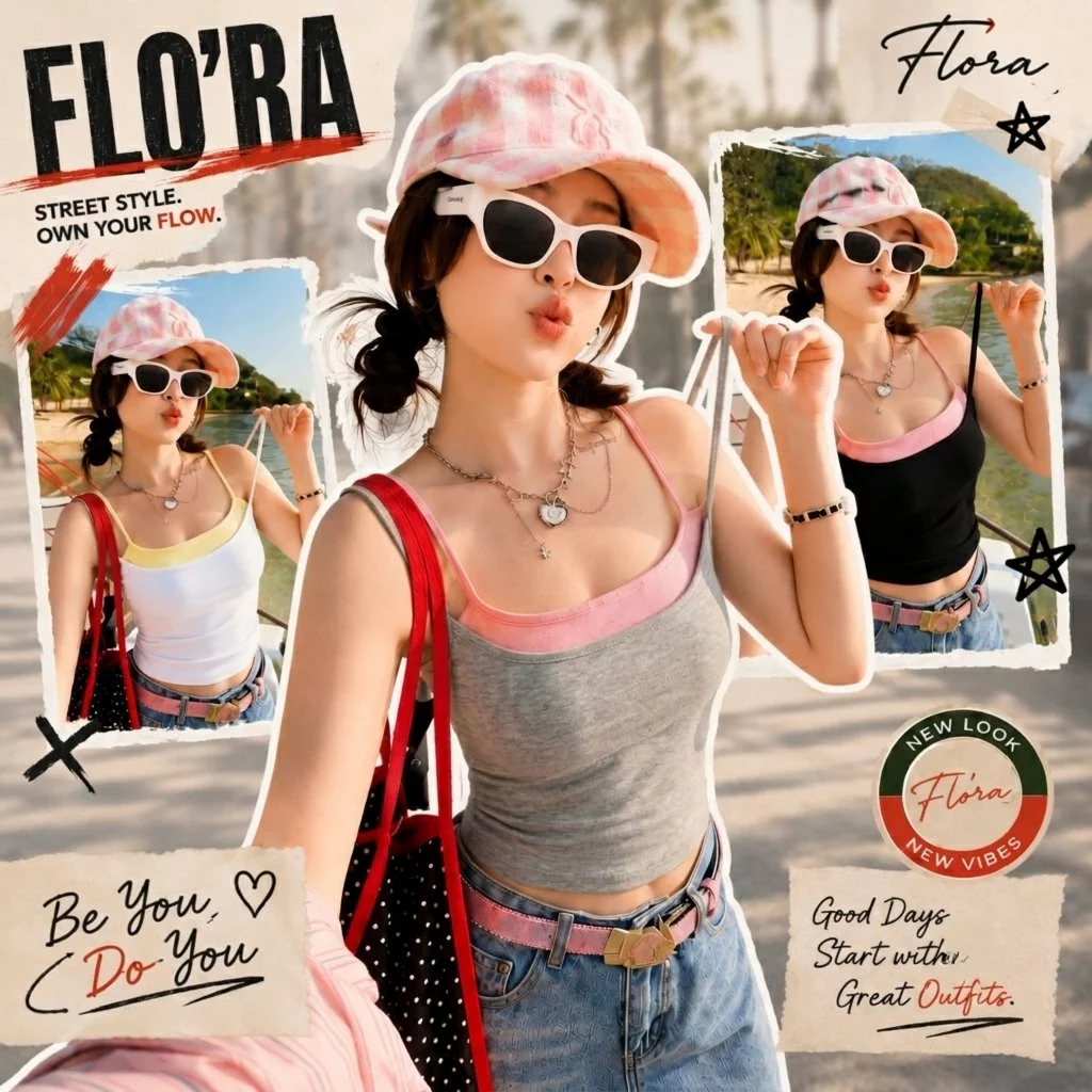 [NEW] Áo Thun Nữ Hai Dây 2 Màu Flo'ra Thun Borip Lụa Ôm Body DD36, Áo 2 Dây Mix Màu, Co Giãn 4 Chiều