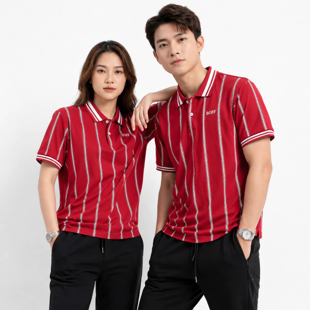 Áo Thun Polo Nam Nữ FAGU Cổ Bẻ Tay Ngắn Vải Cá Sấu Cotton Co Giãn 4 Chiều Form Regular