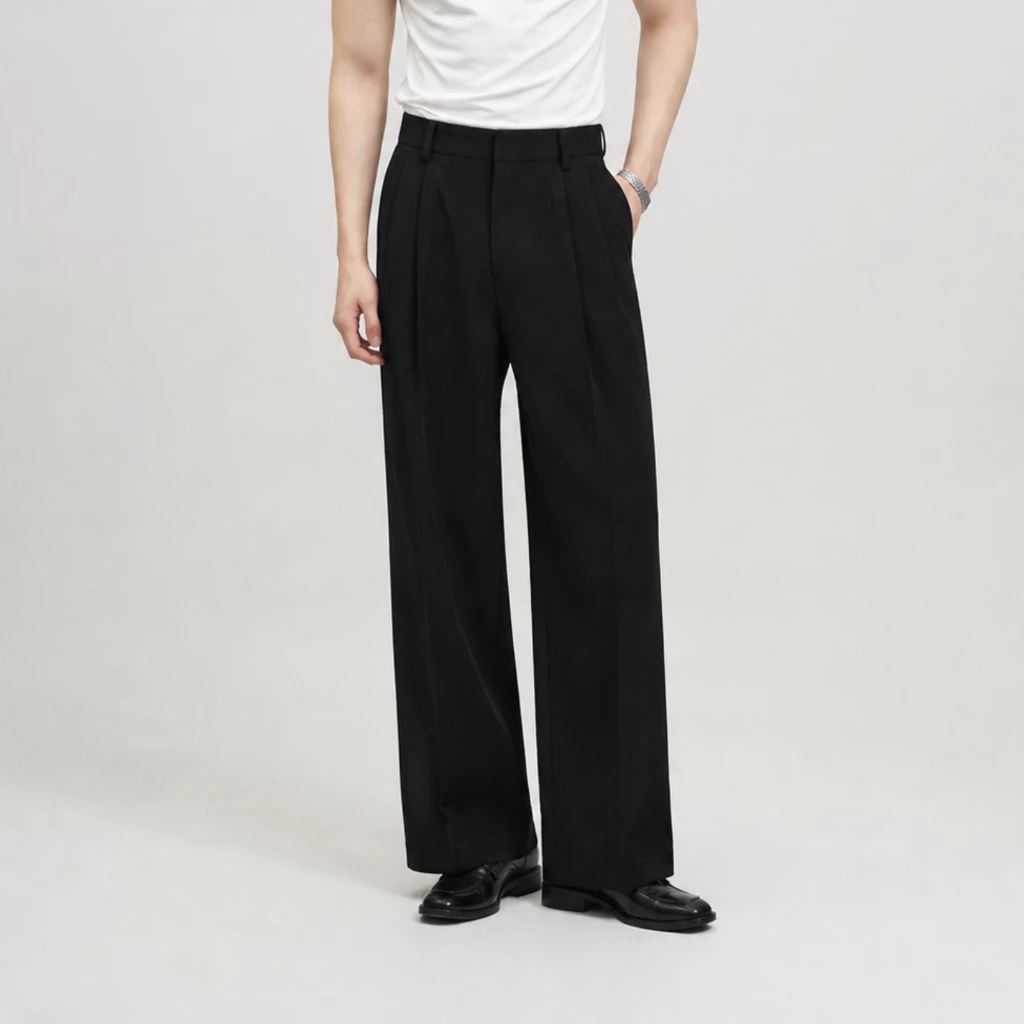 Quân tây ống suông Classic Pant ARMCEO 320gsm tôn dáng, thoải mái -AD02