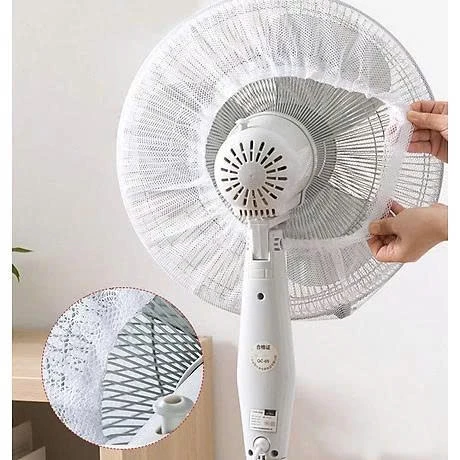 Combo 3 Lưới Bọc Quạt, Lưới Thông Thoáng Gió An Toàn Cho Người Lớn, Trẻ Nhỏ
