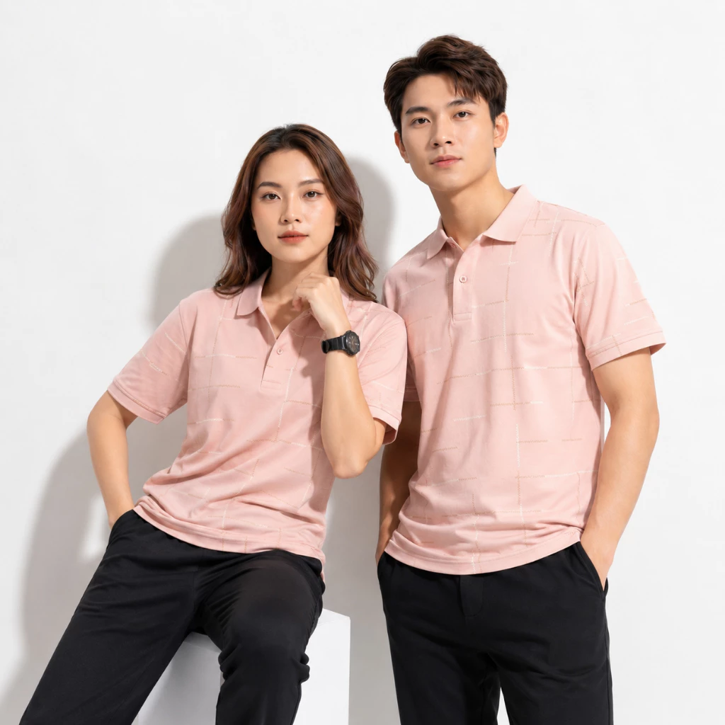 Áo Thun Polo Nam Nữ FAGU Cổ Bẻ Tay Ngắn Vải Cá Sấu Cotton Co Giãn 4 Chiều Form Regular
