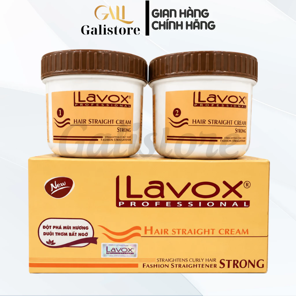 Thuốc duỗi thẳng tóc Lavox 150ml x 2 hộp (kèm ảnh chụp thât+ video hướng dẫn) HÀNG CHÍNH HÃNG