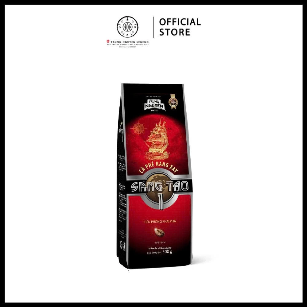 Trung Nguyên Legend - Cà phê rang xay Sáng tạo 1 - Bịch 500g