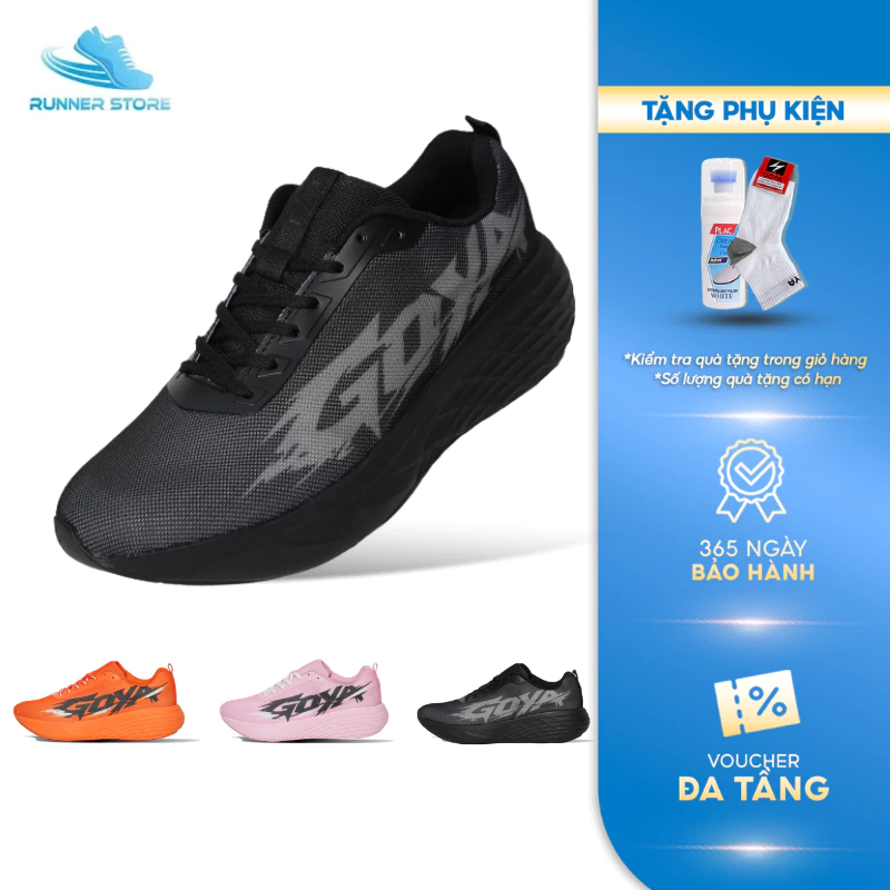 Giày chạy bộ Goya Daily Max - đế nhẹ êm, chống trượt, tập gym - thể thao đa năng