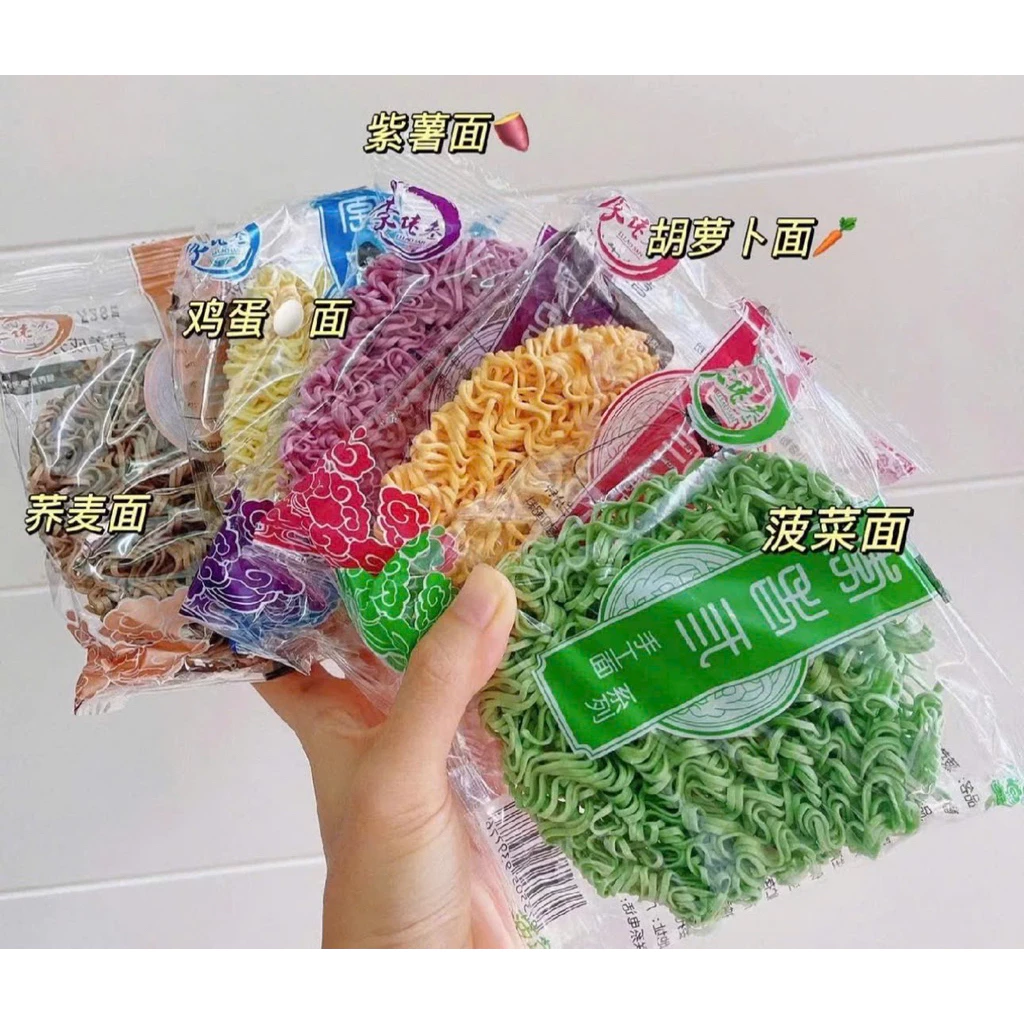 (20gói) mì kiều mạch rau củ ăn healthy không nóng trong.k chiên dầu không gia vị