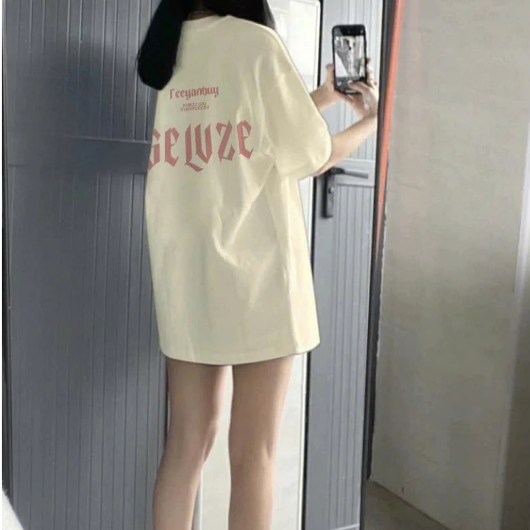 Áo Thun Nam Nữ UNISEX Fom Rộng In Chữ Trước Sau APT UNISEX Chất Cotton Đẹp Phong Cách GenZ