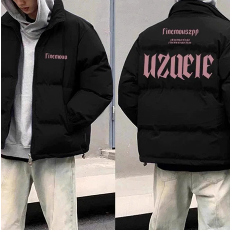 Áo khoác phao nam nữ APT Unisex form rộng cổ cao kiểu dáng unisex trần bông dày dặn siêu ấm