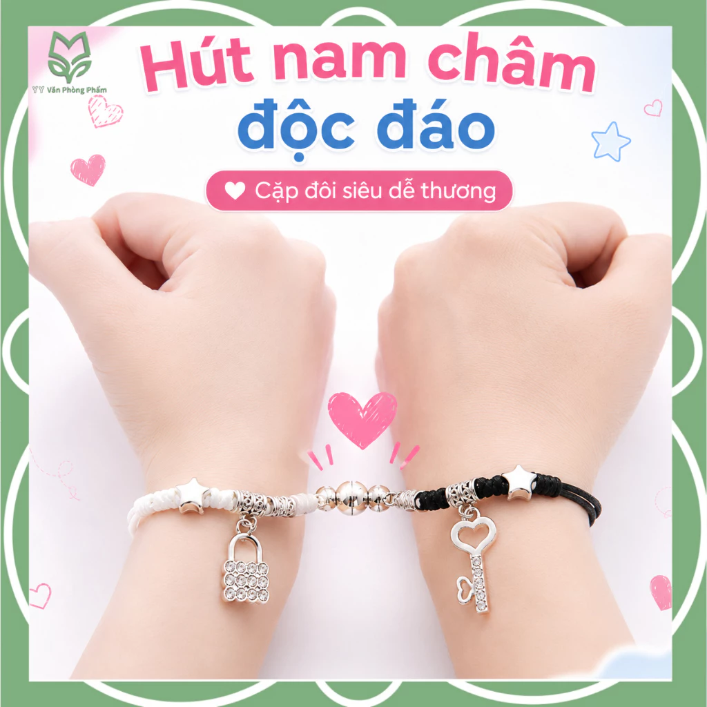 Vòng Tay Thời Trang Có Thể Điều Chỉnh Cho Cặp Đôi / Bạn Thân