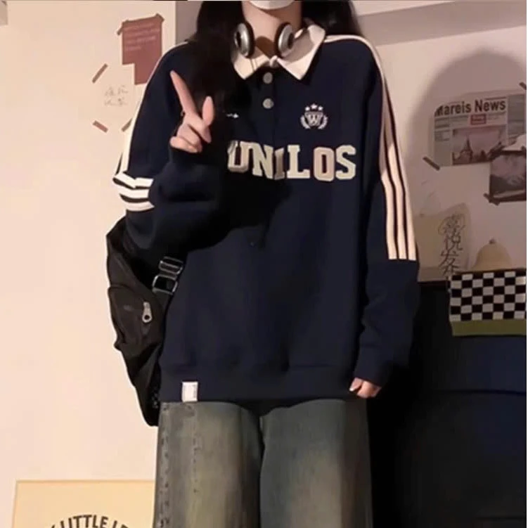 Áo Swearer nam nữ From rộng PTUNILOS APT Unisex, Áo PoLo dài tay chất vải nỉ bông dày dặn