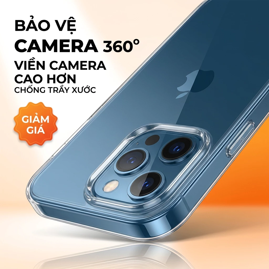 Ốp Lưng iPhone Dẻo Trong Suốt Chống Bám Bẩn Cho iPhone 7 8 Plus X XS 11 12 13 14