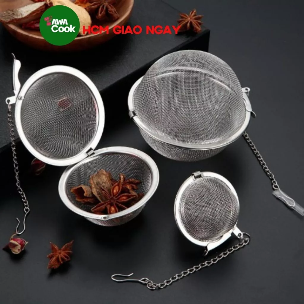 Quả cầu lọc pha trà inox đa năng bằng inox Lõi đồ lọc trà dụng cụ lọc trà