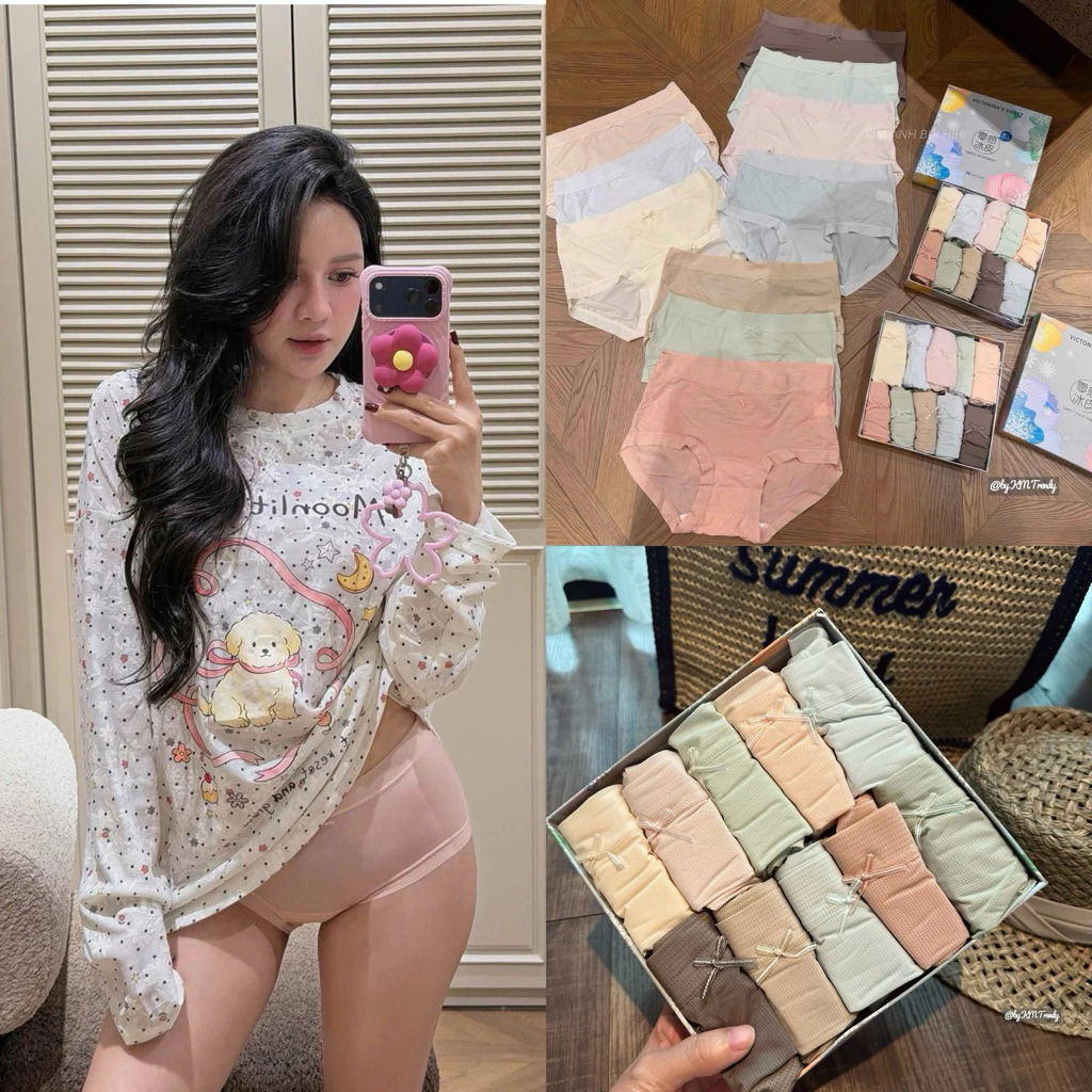 Set 10 quần chip siu mềm chuẩn Hotgirl mặc - Hàng QC (kèm ảnh thật)